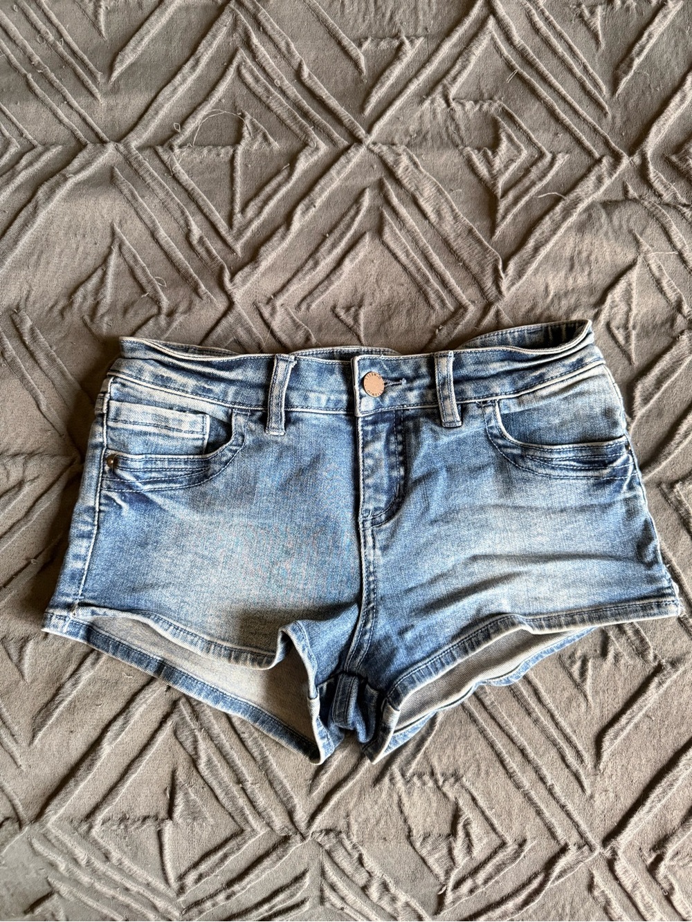 O’Neill Denim Shortie shorts – Tagged Size 12, Fits Like XS/0